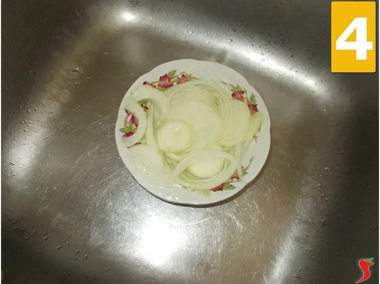 Lavare le cipolle