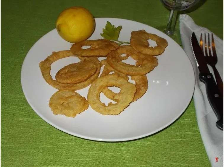 Le cipolle in pastella