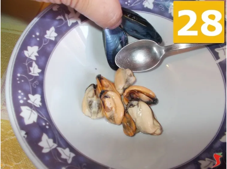 Sgusciate le cozze