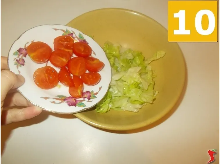 Continuare l'insalata