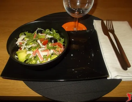 L'insalata di polpa di granchio