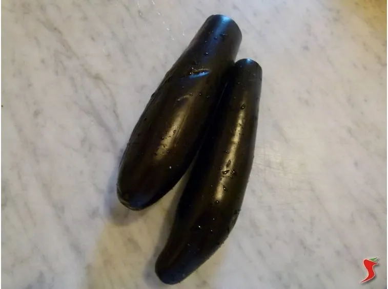taglio delle melanzane