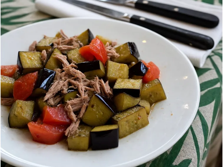 Le melanzane con il tonno