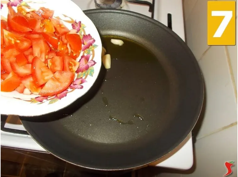 La cottura dei pomodori