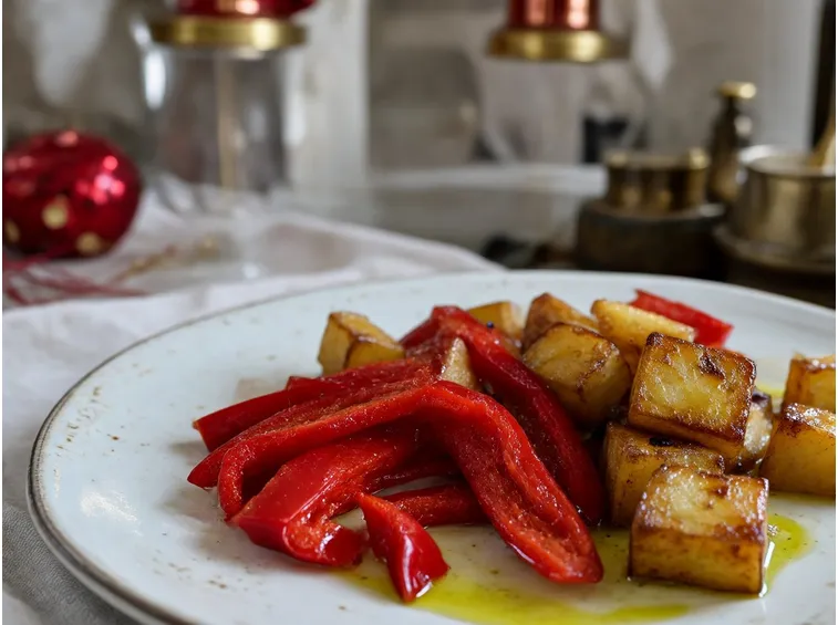 peperonata con patate