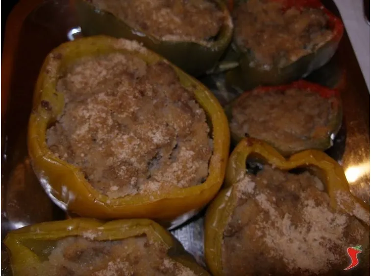 peperoni ripieni di carne