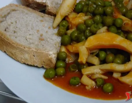 seppie con piselli