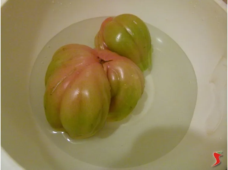 lavare i pomodori