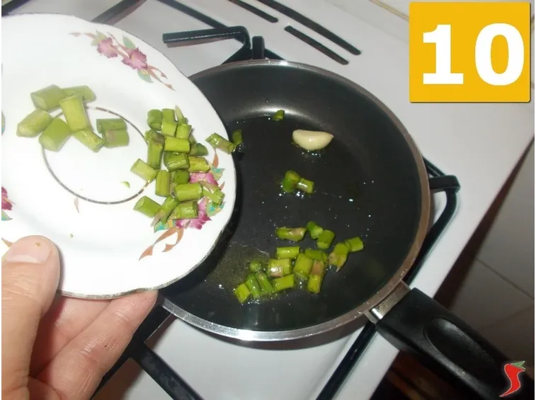 La cottura degli asparagi