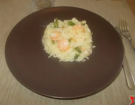 Riso asparagi e gamberetti