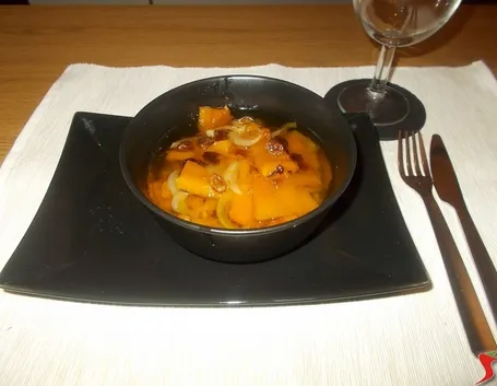 La zucca in agrodolce