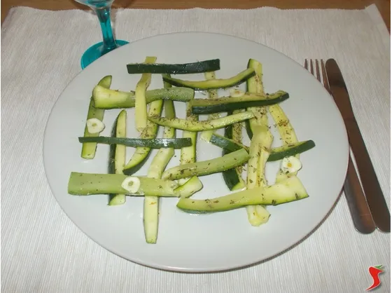 Zucchine al vapore