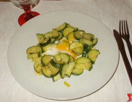Zucchine con uova