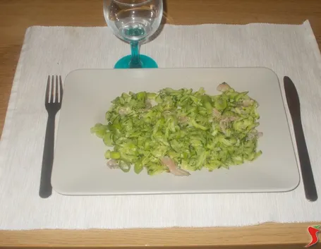 Zucchine e pancetta
