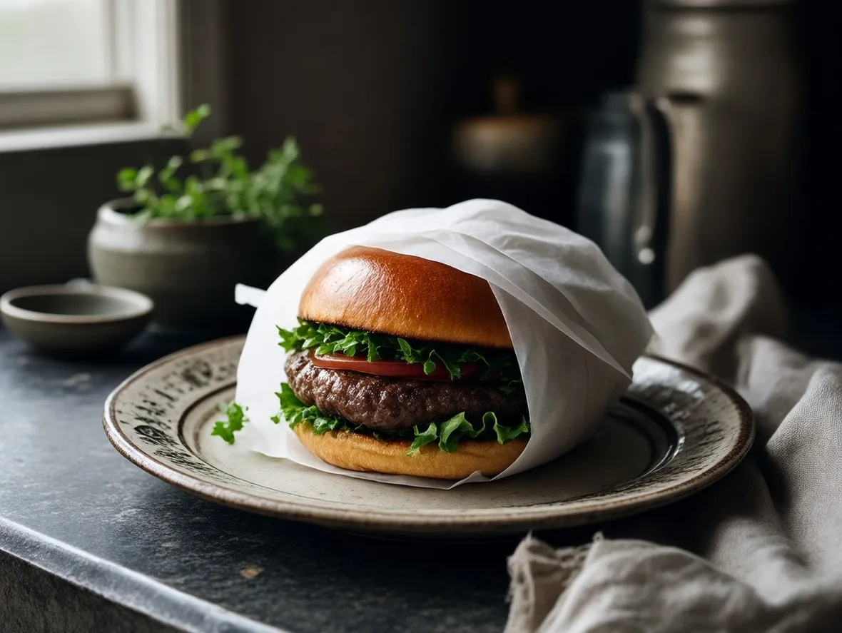 Cucinare l'hamburger americano