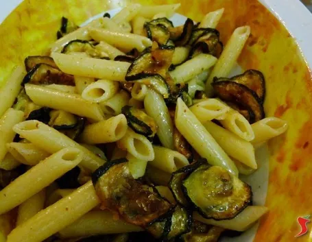 Pasta zucchine pancetta