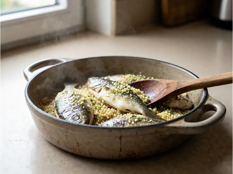 Ricetta cous cous di pesce