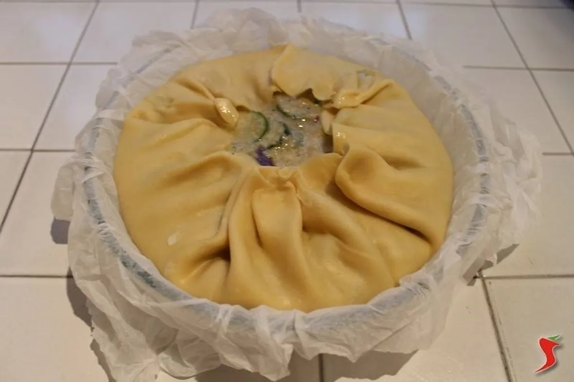Torta salata alle zucchine col bimby