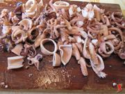 Tagliare calamari