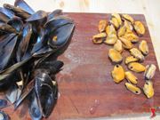 Sgusciare le cozze