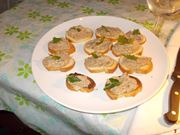 I crostini ai funghi