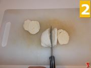 Lavorate la mozzarella