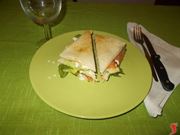 Il sandwich al salmone