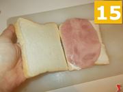 Tramezzino prosciutto cotto e maionese