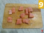 tagliare salmone