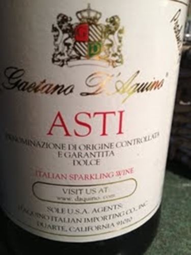 Asti spumante