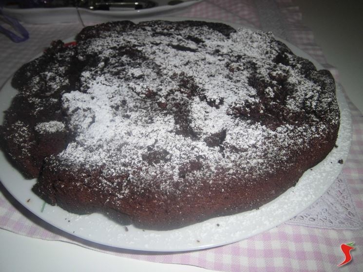 Torta al cacao senza uova con bimby