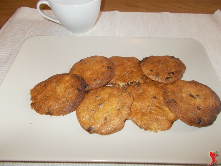 Biscotti gocce di cioccolato