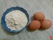 farina e uova