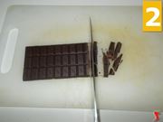 Lavorate il cioccolato fondente