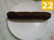 servire il salame di cioccolata