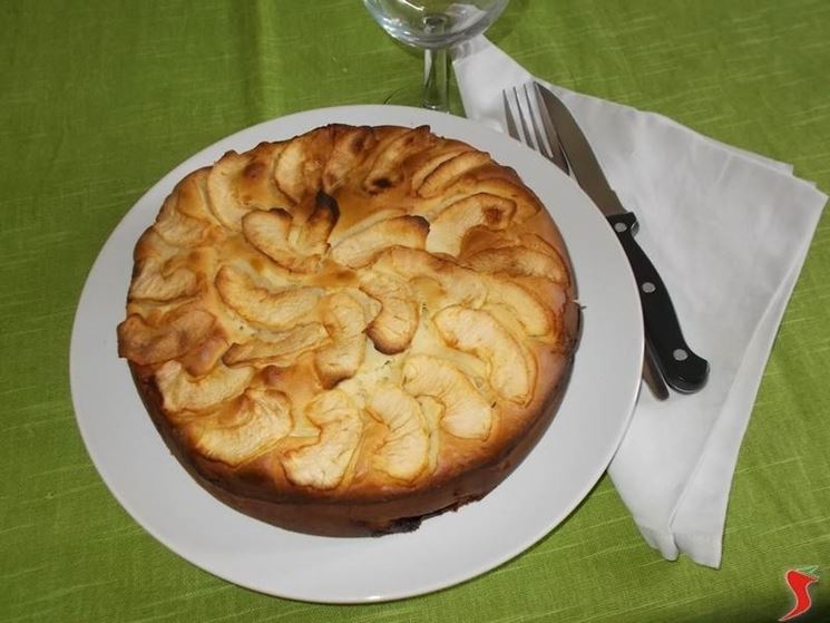 La torta di mele e yogurt