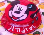 Torta di compleanno di topolino 