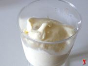 preparo le coppette monodose di crema e panna