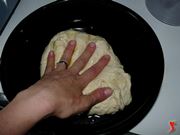 stendo l'impasto