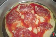 pizza con salame 