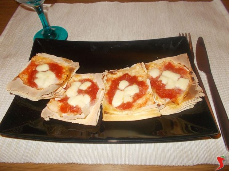 Pizzette di pasta sfoglia