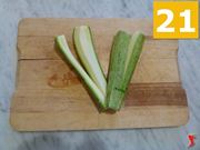 tagliare zucchine