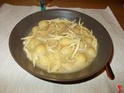 La pasta in brodo