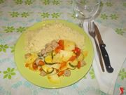 Il cous cous di carne e verdure