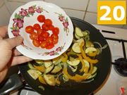 Terminare la cottura dei vegetali