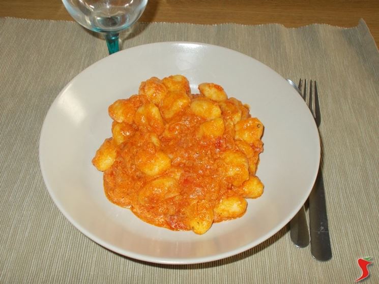 Gli gnocchi al pomodoro