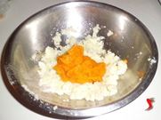 patate e zucca tritata