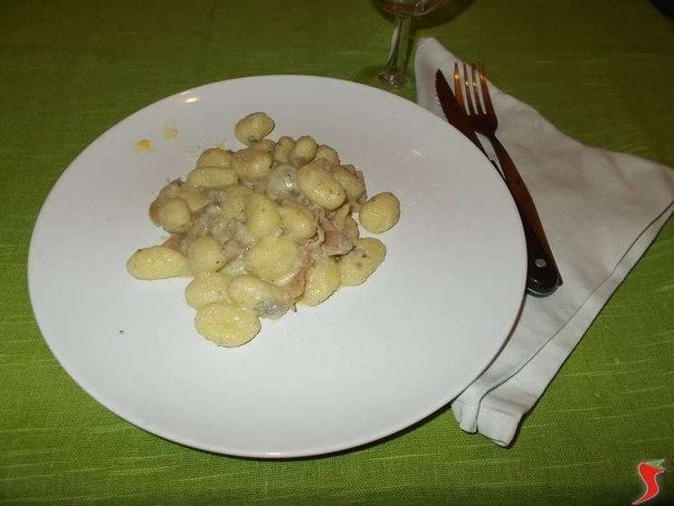 Gli gnocchi al gorgonzola