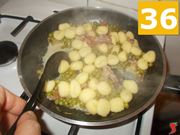 Gnocchi e piselli