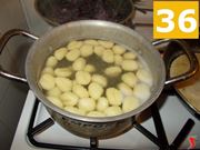 La cottura degli gnocchi